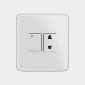 Opal 1 Switch + 1 Socket