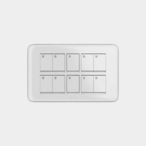 Opal 10 Gang Switch Plate