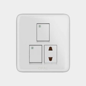 Opal 2 Switch + 1 Socket