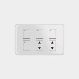 Opal 4 Switch + 2 Socket