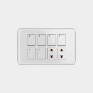 Opal 6 Switch + 2 Socket