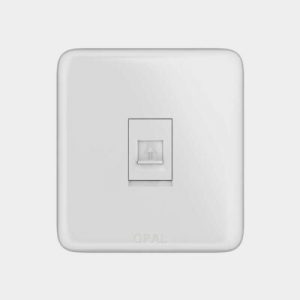 Opal Single TP Socket Plate